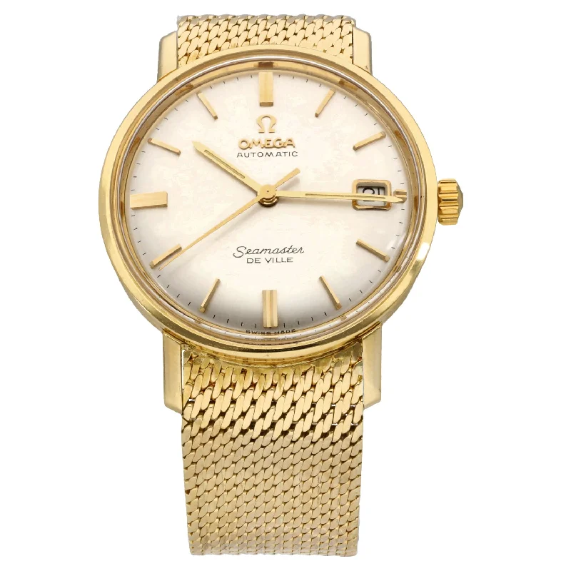 sport watches for women with customizable designs and fitness tracking -Omega De Ville 34mm Gold Watch