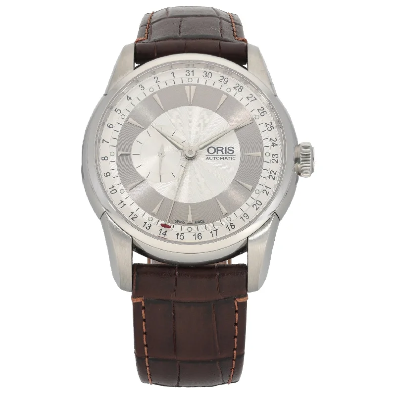 luxury watches for women with precision movement and gemstone details -Oris Artelier 7597 42.5mm Stainless Steel Watch