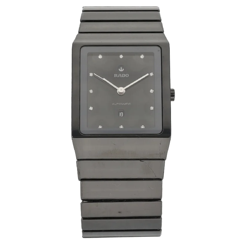 men's watches with interchangeable straps and digital chronograph features -Rado Ceramica 561.0807.3 30mm Ceramic Watch