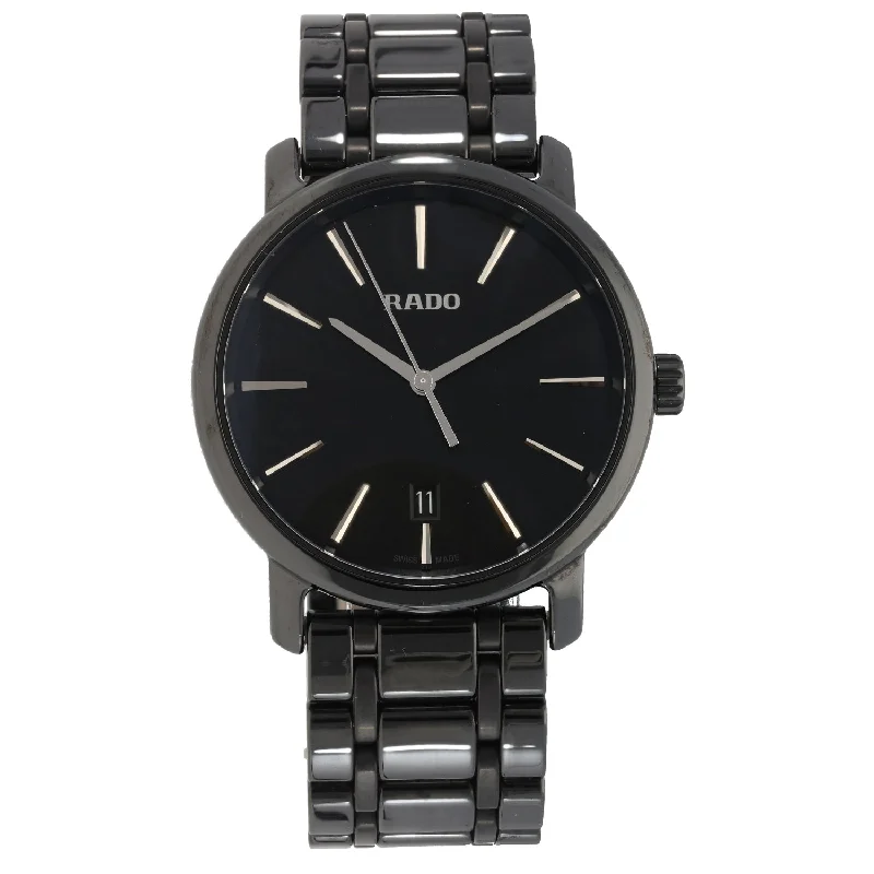 men's watches with advanced chronograph features and digital functionality -Rado Diastar 219.0066.3 40mm Ceramic Watch