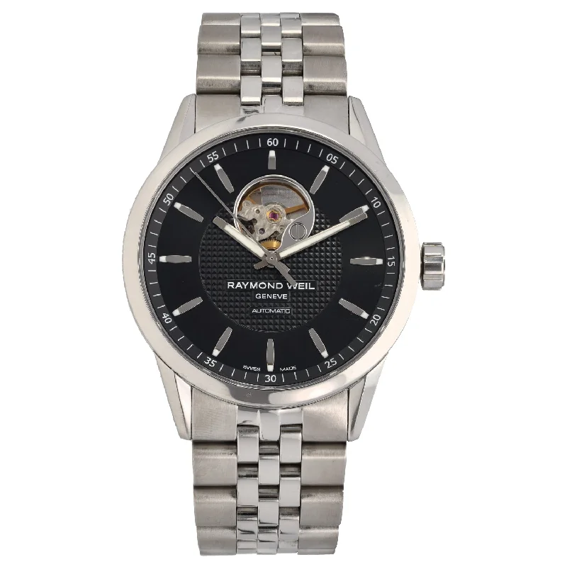 men's watches with solar-powered movement and fitness tracking features -Raymond Weil Freelancer 2710 42mm Stainless Steel Watch