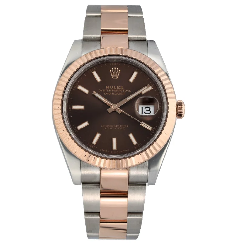 sport watches for men with rugged constructions and advanced tracking modes -Rolex Datejust 126331 41mm Bi-Colour Watch