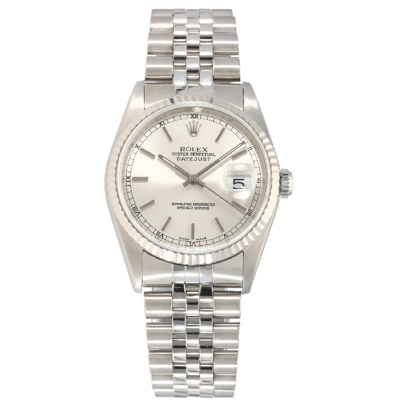 men's watches with multi-functional displays and classic leather bands -Rolex Datejust 16234 36mm Stainless Steel Watch