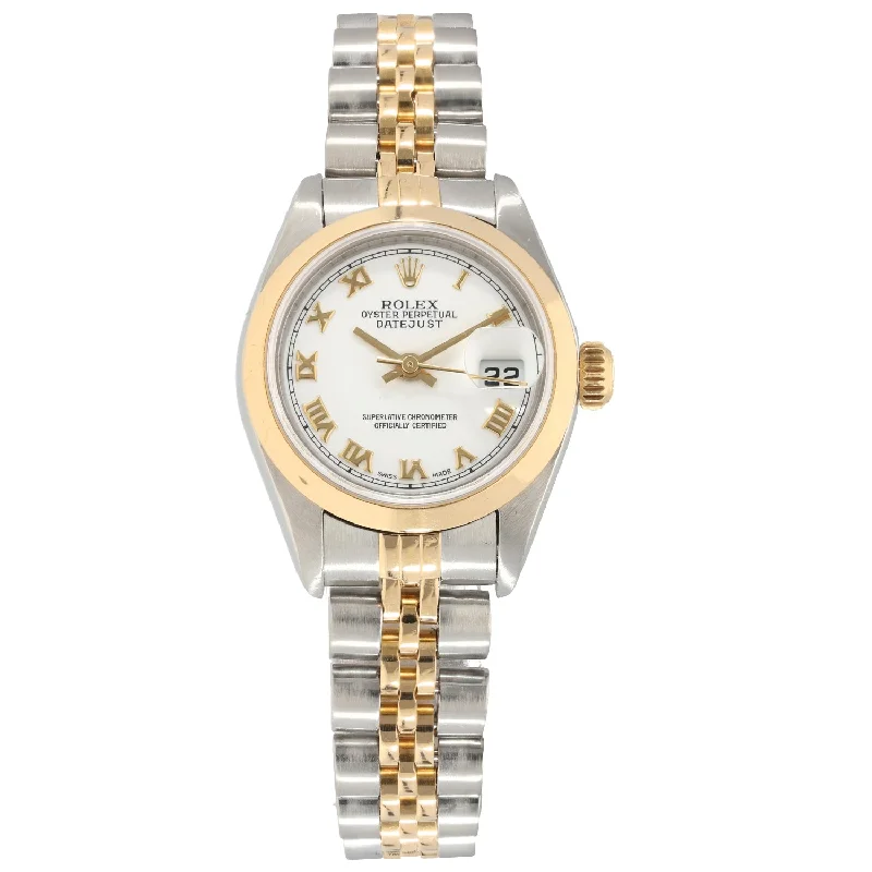 sport watches for men with heart rate tracking, GPS, and step counters -Rolex Lady Datejust 79163 26mm Bi-Colour Watch