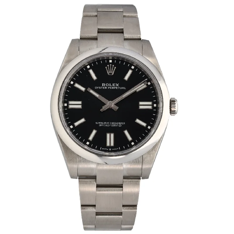 luxury watches for men with advanced solar-powered movement -Rolex Oyster Perpetual 124300 41mm Stainless Steel Watch