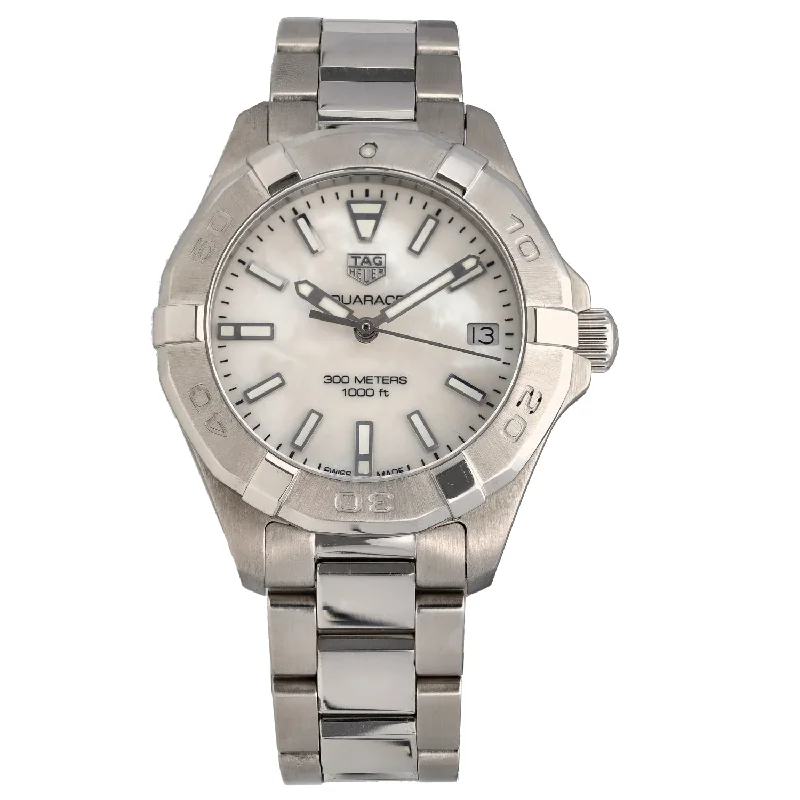 men's watches with advanced GPS and fitness tracking features -Tag Heuer Aquaracer WBD1311 33mm Stainless Steel Watch