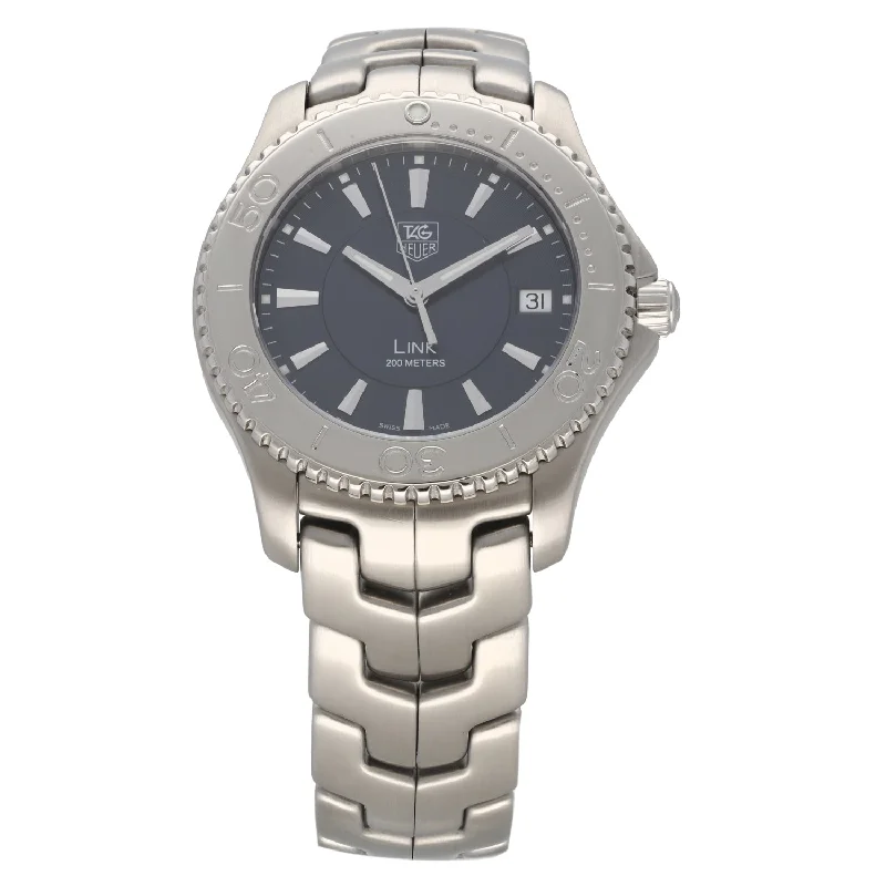 elegant women’s watches with minimalist dials and eco-friendly materials -Tag Heuer Link WJ1112 39mm Stainless Steel Watch