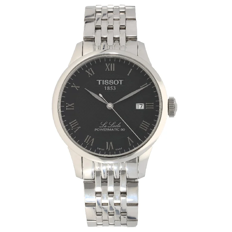 sport watches for women with fitness tracking and mobile compatibility -Tissot Le Locle T006407B 39mm Stainless Steel Watch