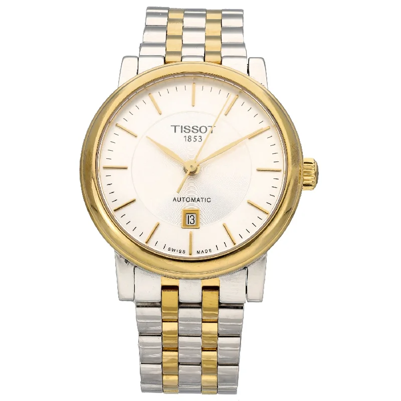 luxury watches for women with advanced chronograph features and leather bands -Tissot T-Classic T122207 A 30mm Bi-Colour Watch