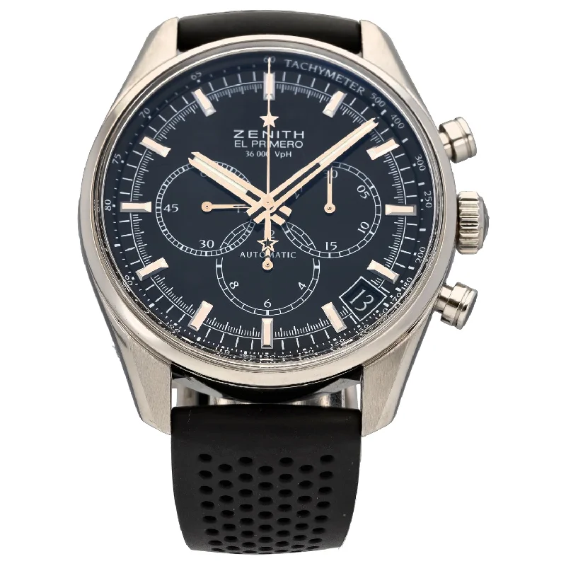 luxury watches for men with stainless steel cases and advanced features -Zenith El Primero 03.2080.400 42mm Stainless Steel Watch